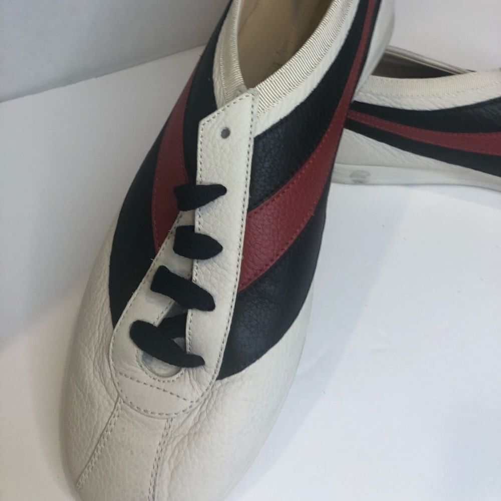 Gucci mens Falacer lace up sneakers size 8.5 - Picture 2 of 16